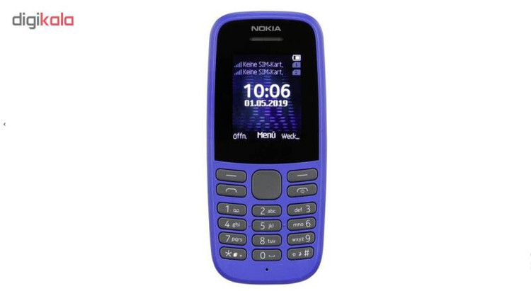 گوشی موبایل نوکیا مدل 105 - 2019 TA-1174 DS FA دو سیم کارت ظرفیت 4 مگابایت و رم 4 مگابایت