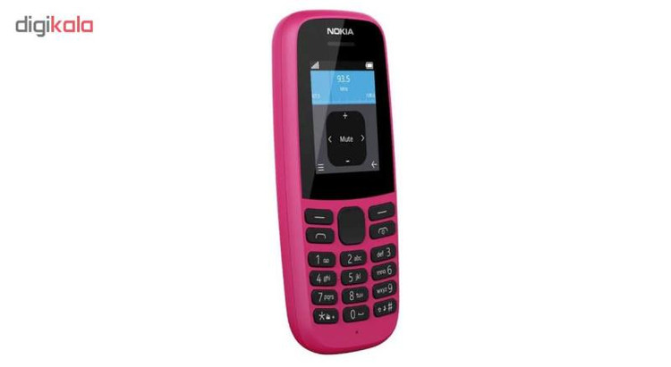گوشی موبایل نوکیا مدل 105 - 2019 TA-1174 DS AR دو سیم کارت ظرفیت 4 مگابایت و رم 4 مگابایت